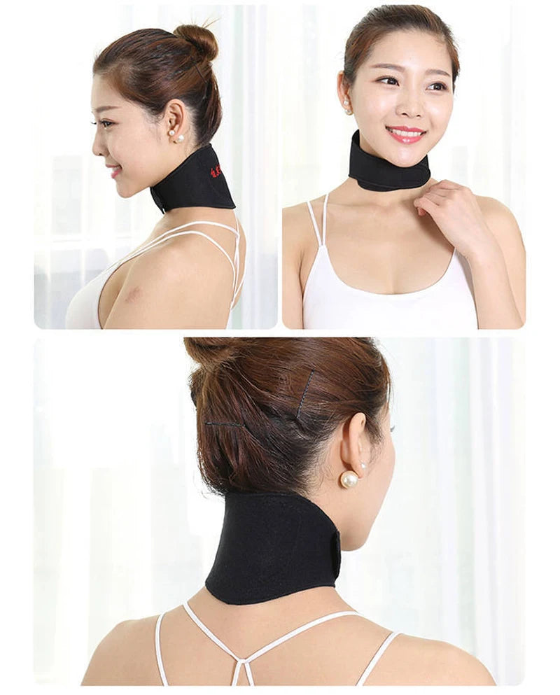 Self-Heating Magnetic neck Therapy