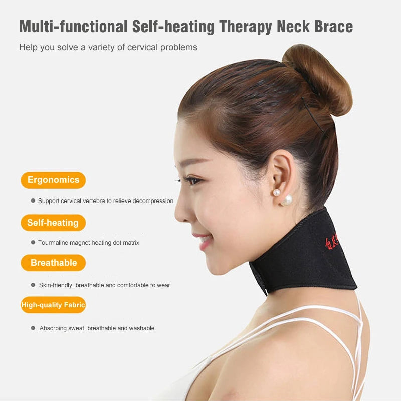 Self-Heating Magnetic neck Therapy